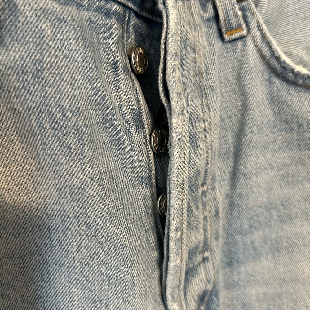 Agolde Women's Riley Clear Skies High-Rise Straight Crop Jeans in Size 27 - Picture 5 of 12